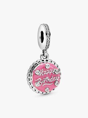 Pandora Pink Birthday Cake Dangle Charm